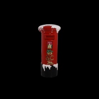 Red Santa's Mail Box - 100cm tall
