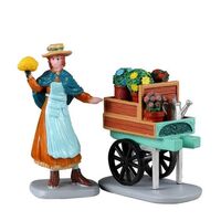Lemax Merry's Garden Cart, Set of 2- taking orders for 2022