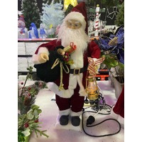 30" Animated Santa with Lantern