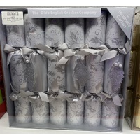 Silver Glitter Foliage Olde English Cracker Co Bon Bons