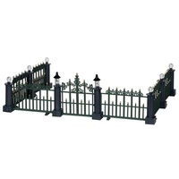 Lemax Classic Victorian Fence, Set of 7 - taking orders for 2022