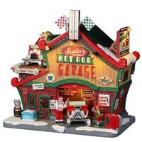 Lemax Santa's Hot Rod Garage - Avail August 2024