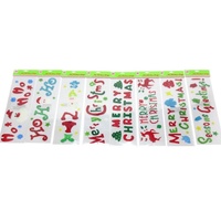 Gel Christmas Window Stickers
