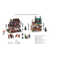 19 Piece Classic Lemax Collector's Set -