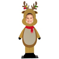 120cm Reindeer Statue Photo Cut-Out