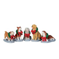 Christmas Pooch,Set of 5