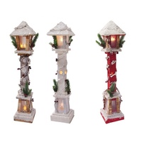 LED Lamppost +3D stars- 60cm