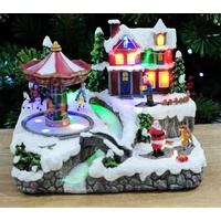 LED Musical Village Scene