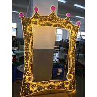 Warm White Wedding Frame Photo Op 2.4m high