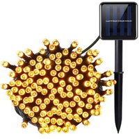 5.95M Warm White Solar lights - 120 bulbs