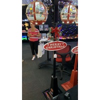 Snowglobe Double Lamp with Music - 188cm