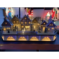 Laser Cut Nordic Village with Music/lights