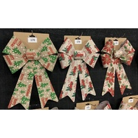 Printed Vintage Bow - 3 assorted