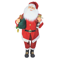 150cm Santa Standing with Lantern