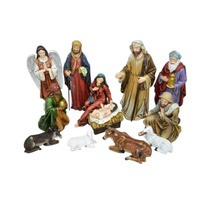 11 Figurine Polyresin Nativity Scene Set