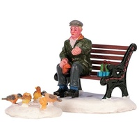 Lemax Feeding Pigeons, Set of 2 - taking orders for 2022