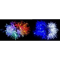 LED 3D Multi Coloured Star Lights - 5.85m long