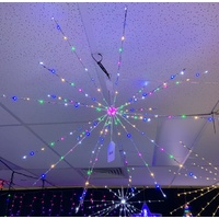 Multi LED Starry Wire Starburst - 70cm