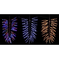 LED Cool White Flashing Leaves