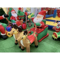 Airpower Santa Sleigh with 2 Reindeer