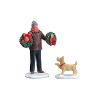 Lemax Tree Lot Figure Set of 2-Available August 2024