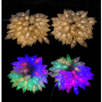 LED Warm White C5 Pinecone String Lights