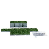 Lemax Plaza System (grass, Square) - 16 pieces - taking orders for 2022