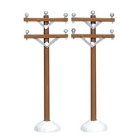 Lemax Telephone Poles - set of 2 