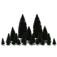 21 Pc Assorted Pine Trees by Lemax