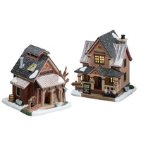 Lemax Sugartree Maple Farm - set of 2