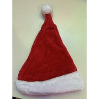 Deluxe Plush Christmas Hat with Satin Lining