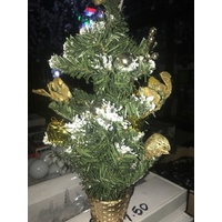 40cm Fancy Tree with Gold Trimmings