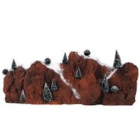 Large Village Mountain Backdrop