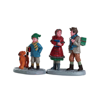 Lemax Going To School Set of 2