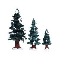 Lemax Christmas Evergreen Tree, Set of 3 - taking orders for 2022