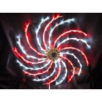 LED Red and White Spinning Light - 50cm Diameter