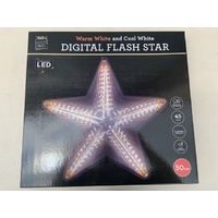 50cm Warm White and Cool White Digital LED Star