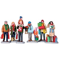 Lemax Holiday Shoppers, Set of 6 -Available August 2024
