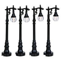 Antique Street Lamp, set of 4