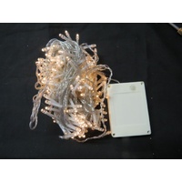 B/O- 20M Warm White LED Fairy Lights