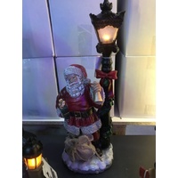 Santa with Resin Lamp