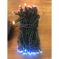 10m Multi LED Solar String Lights