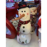 Plush Snowman 55cm with Black Hat