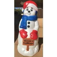 Seasons Greetings Snowman 80cm