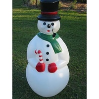 Snowman with pipe