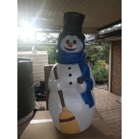 40" Snowman with Broom