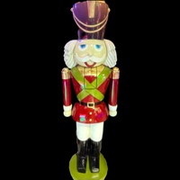 6 Foot Tall Commercial Nutcracker- Red - taking orders for 2024