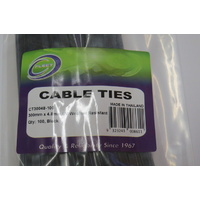 Pack of 100 Cable Ties (300mm long)