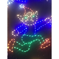 Prelit LED Running Elf