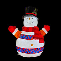 85cm LED Fibreglass Snowman